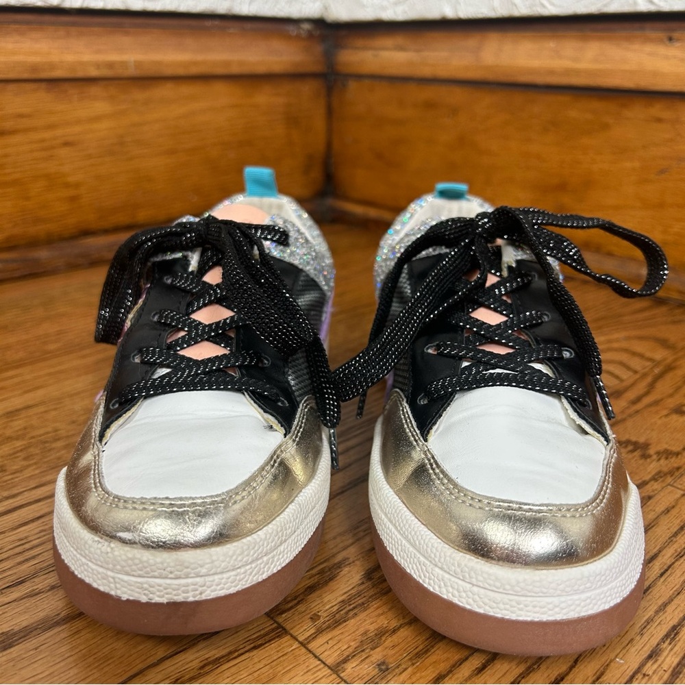 Steve Madden | Goody Lilac Multi Sneaker Girls Size 4 - Picture 2 of 13